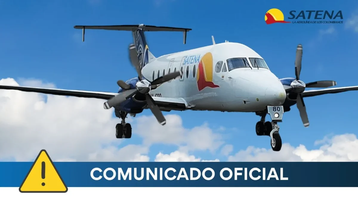 El avión con 13 pasajeros y dos tripulantes despegó desde Cúcuta, Colombia, y antes de las 12:00 horas perdió contacto con torres de control. 