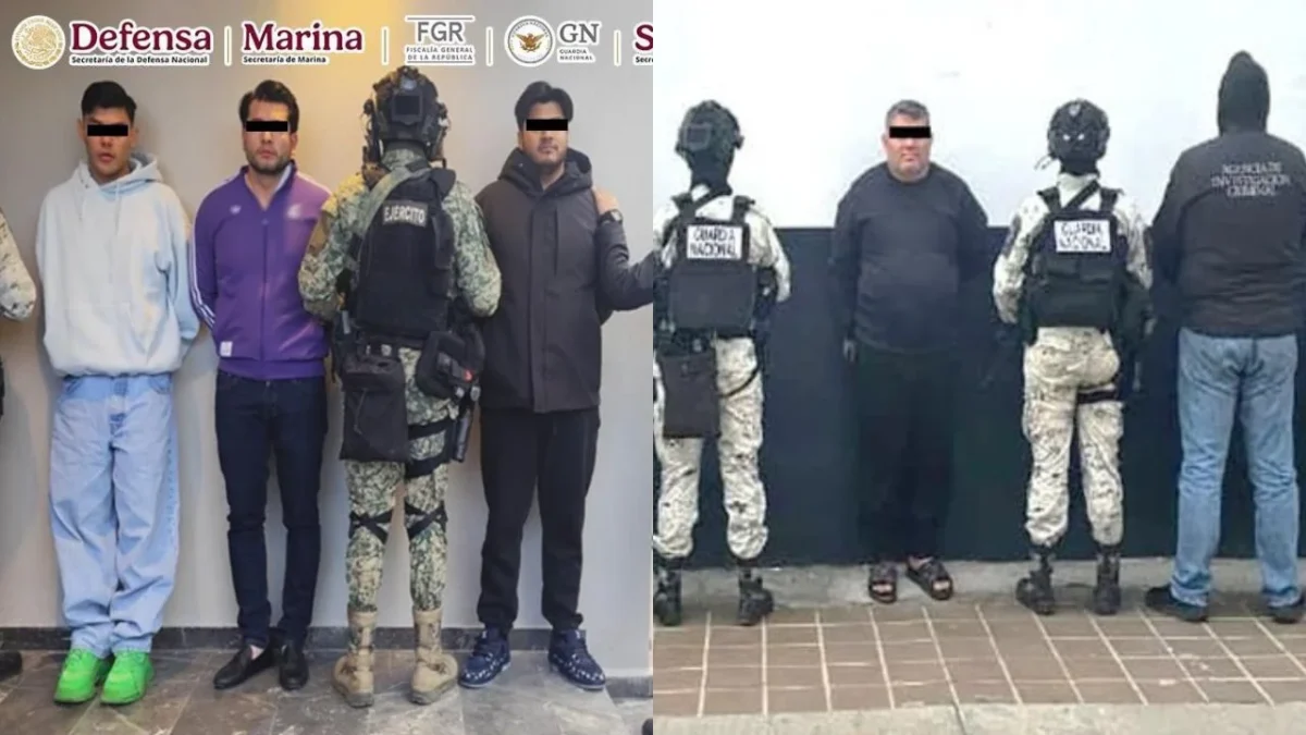La FGR informó la detención de 4 personas vinculadas con Nemesio Oseguera, alias 'El Mencho', líder del CJNG.