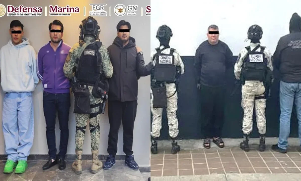 La FGR informó la detención de 4 personas vinculadas con Nemesio Oseguera, alias 'El Mencho', líder del CJNG.