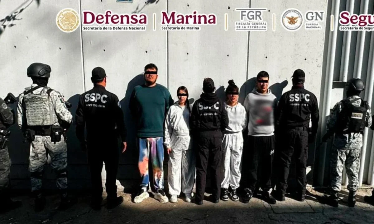 Detienen a seis integrantes del 'Tren de Aragua' en CDMX