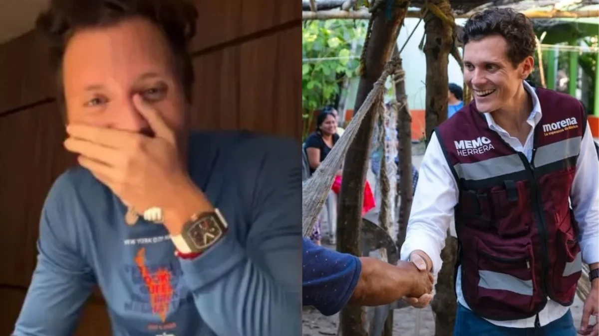 En torno de burla, responde 'Memo' Herrera a internautas por su lujoso reloj: 'les dio diarrea'