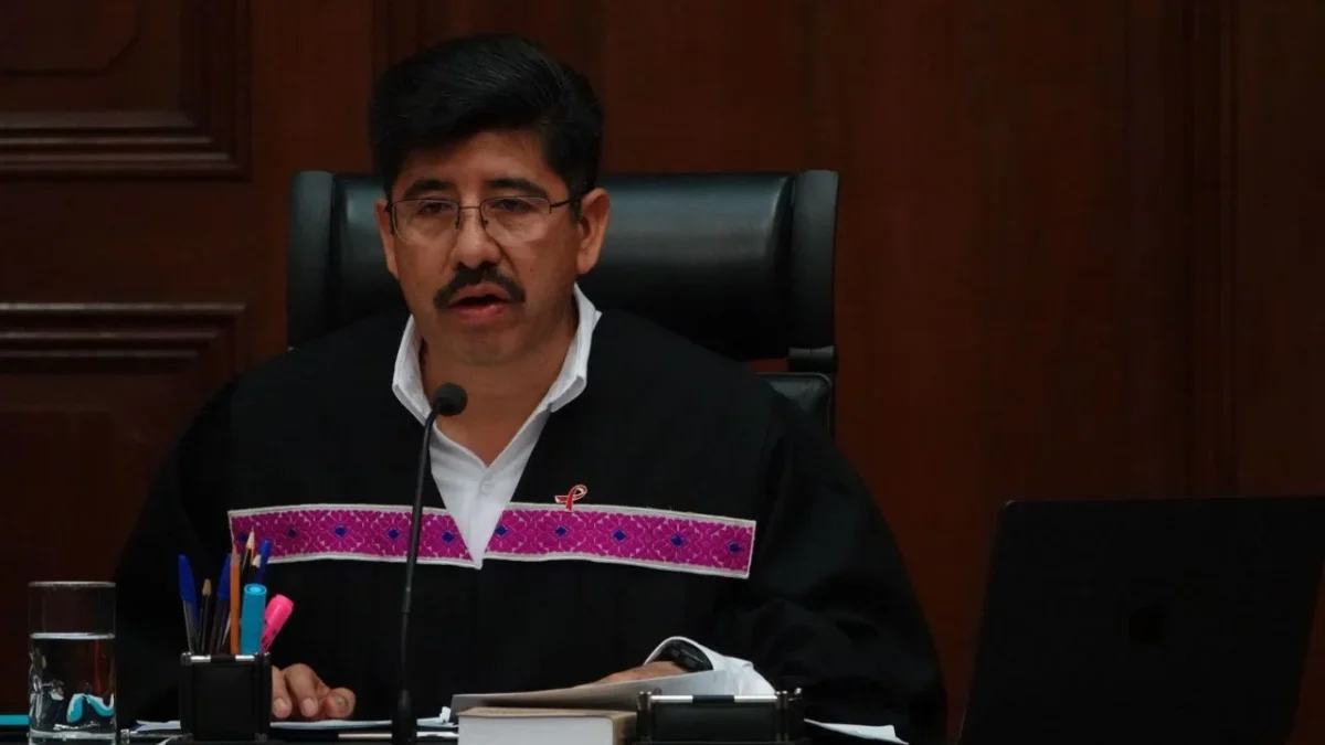 Hugo Aguilar, presidente de la SCJN, agradeció al funcionario por sus más de 15 años de trabajo como secretario general de acuerdos.
