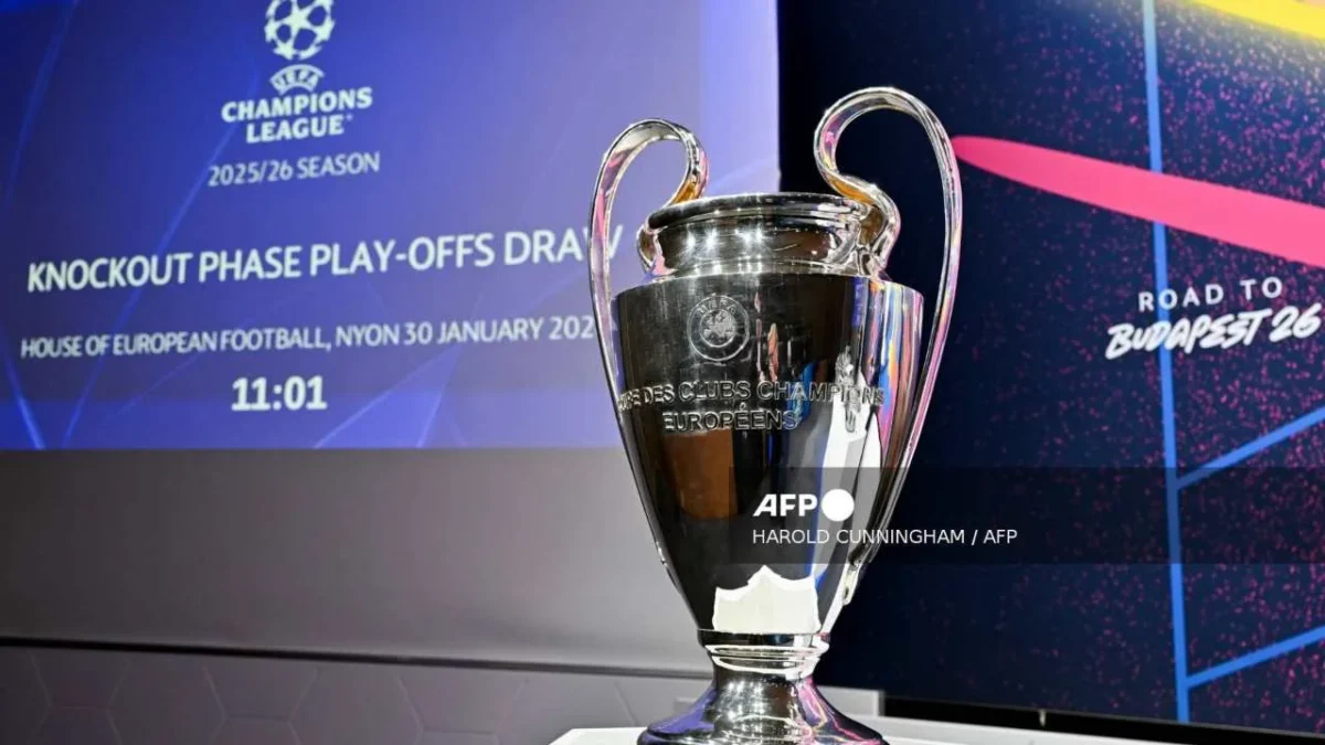 Así se jugarán los playoffs de la Champions League.