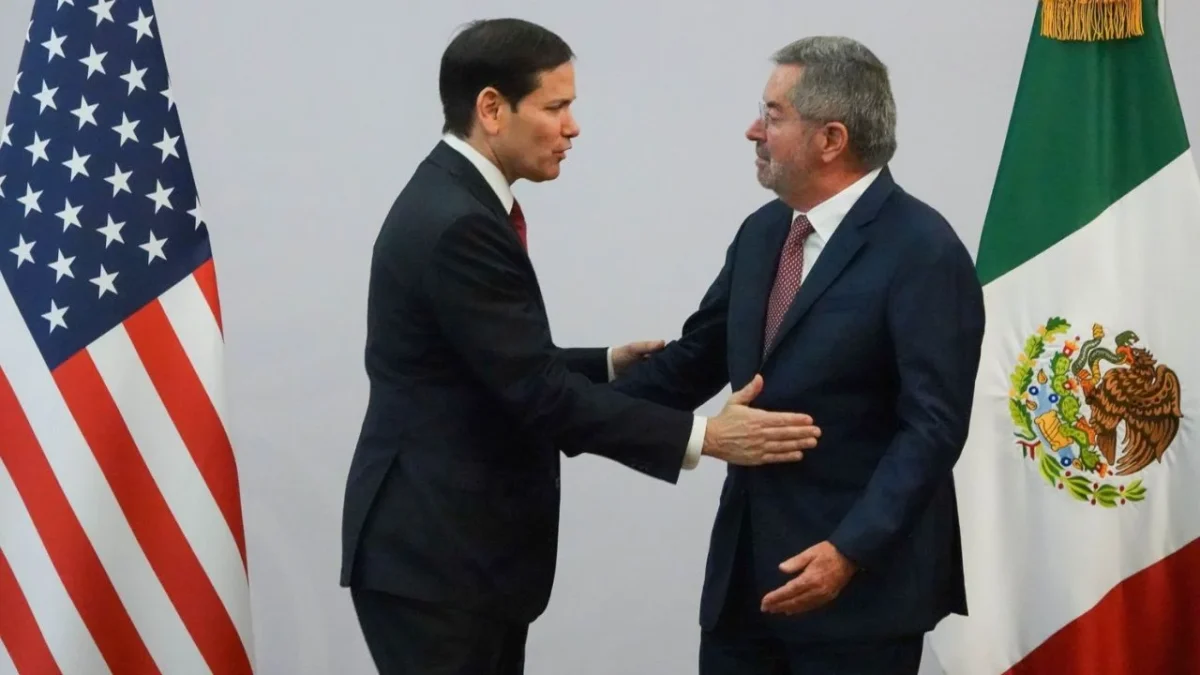 De la Fuente y el secretario de Estado, Marco Rubio abordaron los desafíos en materia de seguridad como el tráfico de fentanilo y armas.