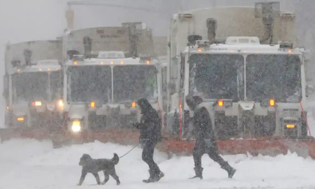 megatormenta invernal EU canadá