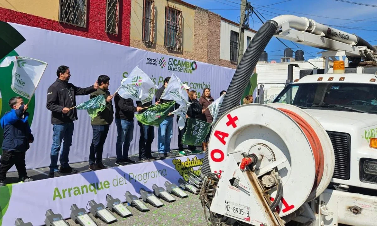 El gobernador Ricardo Gallardo dio banderazo al programa 'Enchúlame la Colonia' en SLP, con inversión histórica de 600 millones de pesos.