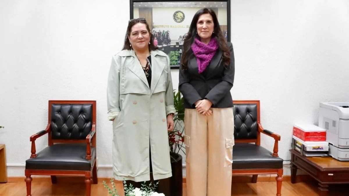 Se reúne Guadalupe Taddei con presidenta de la Cámara de Diputados por reforma electoral