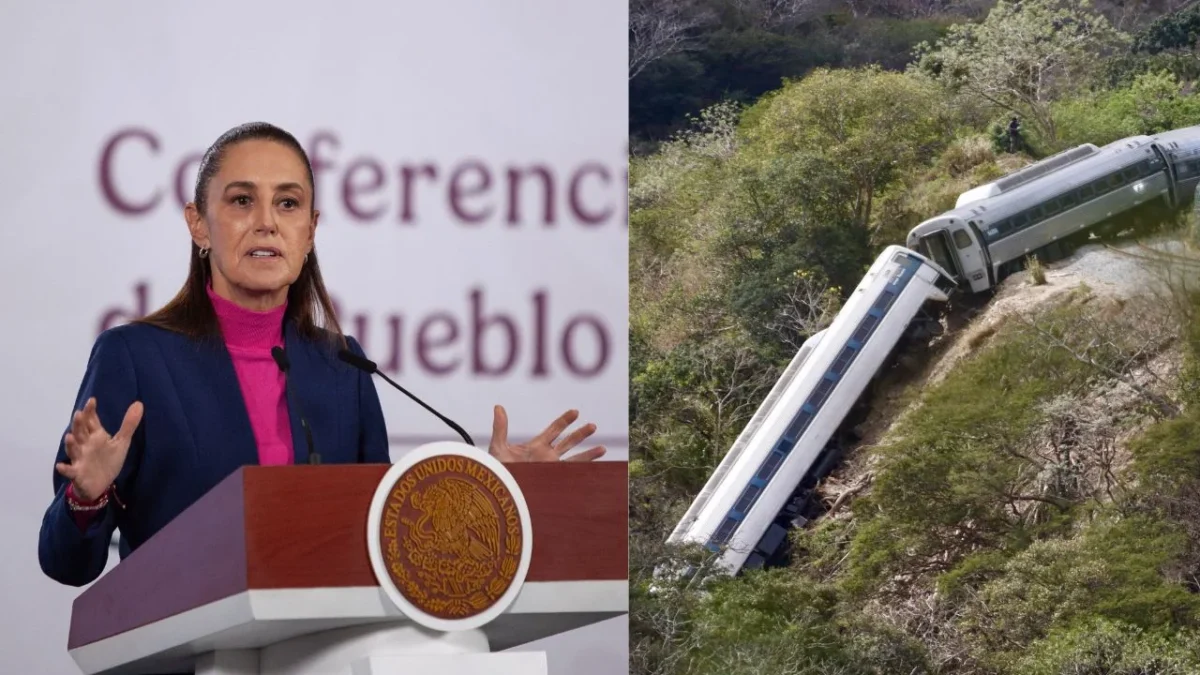 laudia Sheinbaum, informó que solicitó a la Fiscalía General de la República agilizar las investigaciones sobre el descarrilamiento del Tren Interoceánico