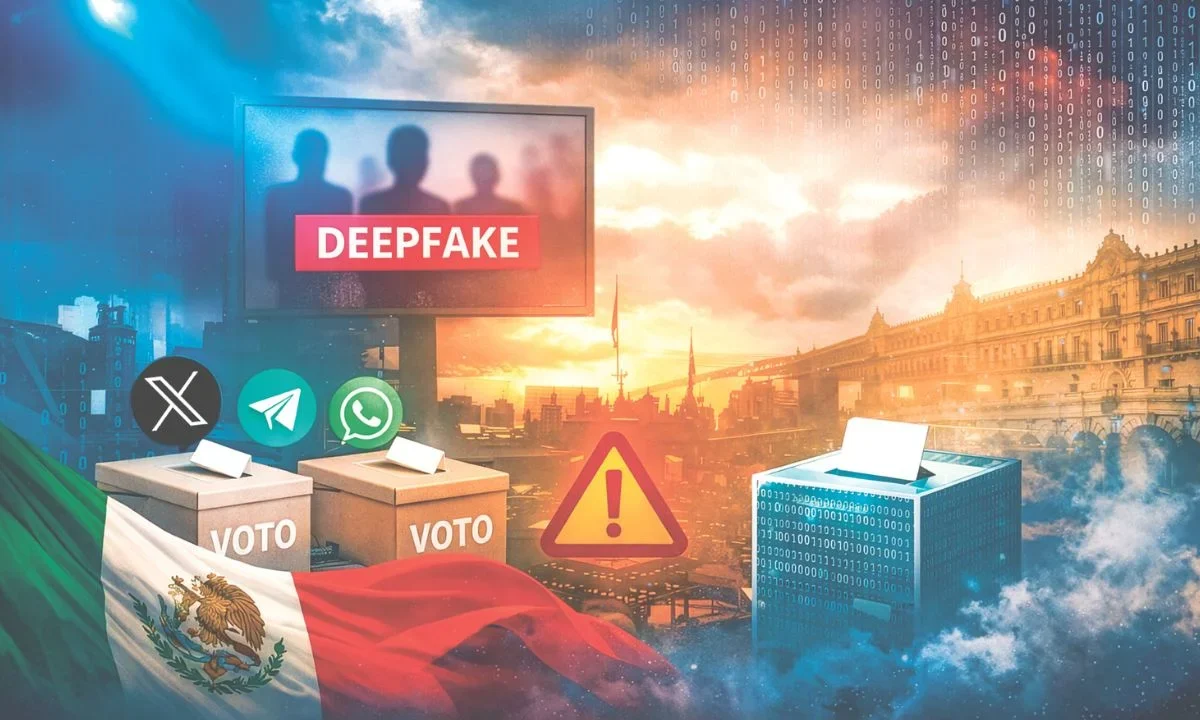 El uso de la IA podría influir en el electorado a través de deepfakes que afecten a candidatos, autoridades o instituciones públicas.