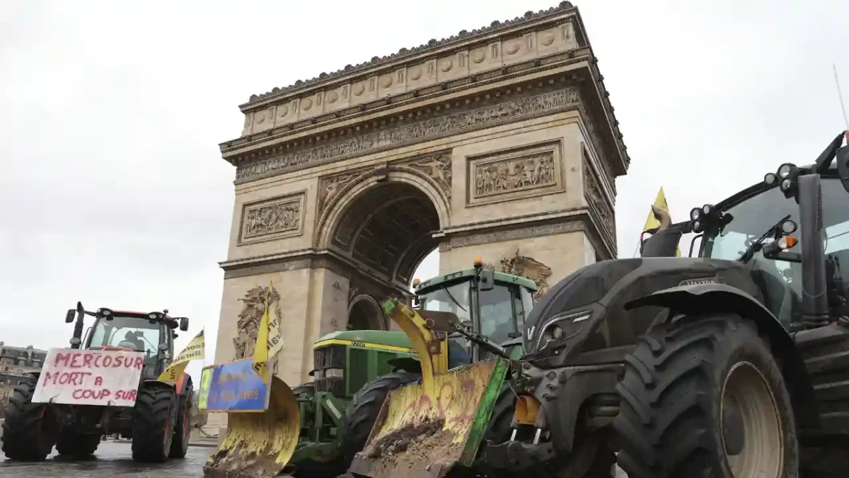 tractores en París