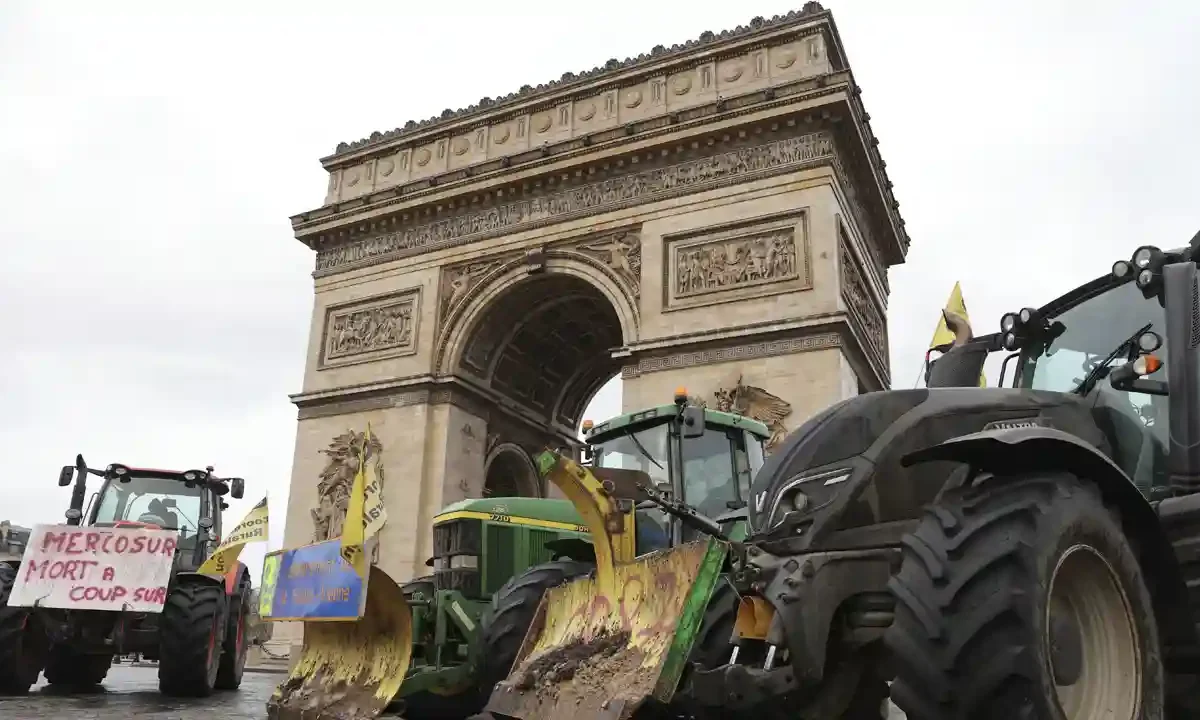 tractores en París