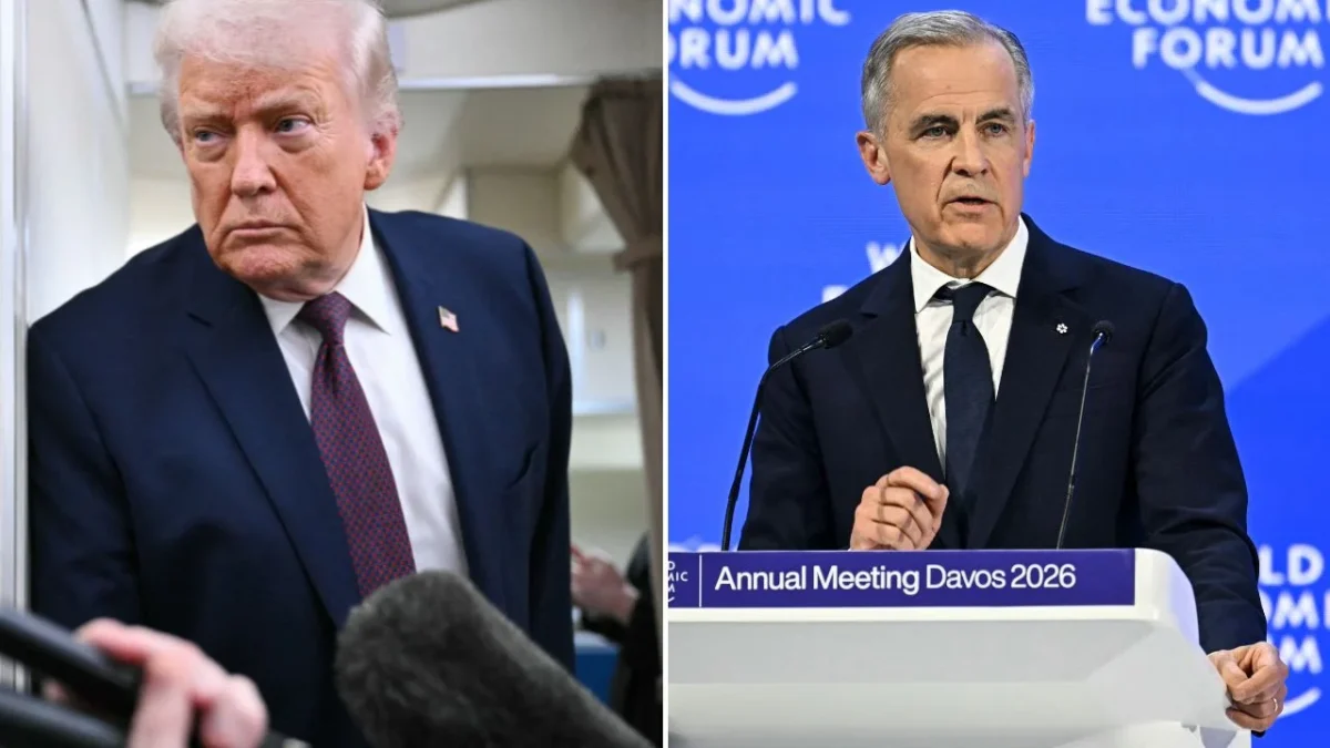 El presidente de Estados Unidos, Donald Trump, amenazó con aranceles del 100% a Canadá, en caso de alcanzar un acuerdo comercial con China.