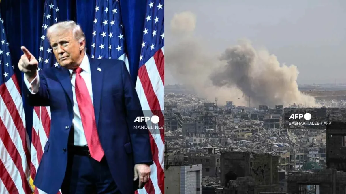 El presidente de EU, Donald Trump, anuncia la creación de un 'consejo de paz' para Gaza.