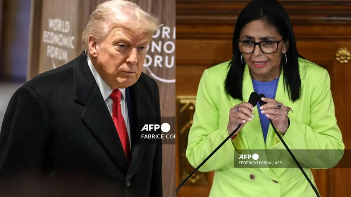 El presidente de Estados Unidos, Donald Trump, invitará a Washington a Delcy Rodríguez.