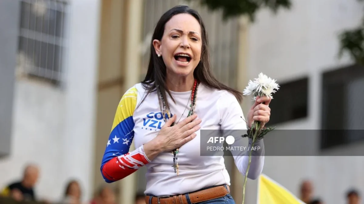 María Corina Machado, actual premio Nobel de la paz, dijo además que volverá el Estado de Derecho a Venezuela y que abrirán los mercados.