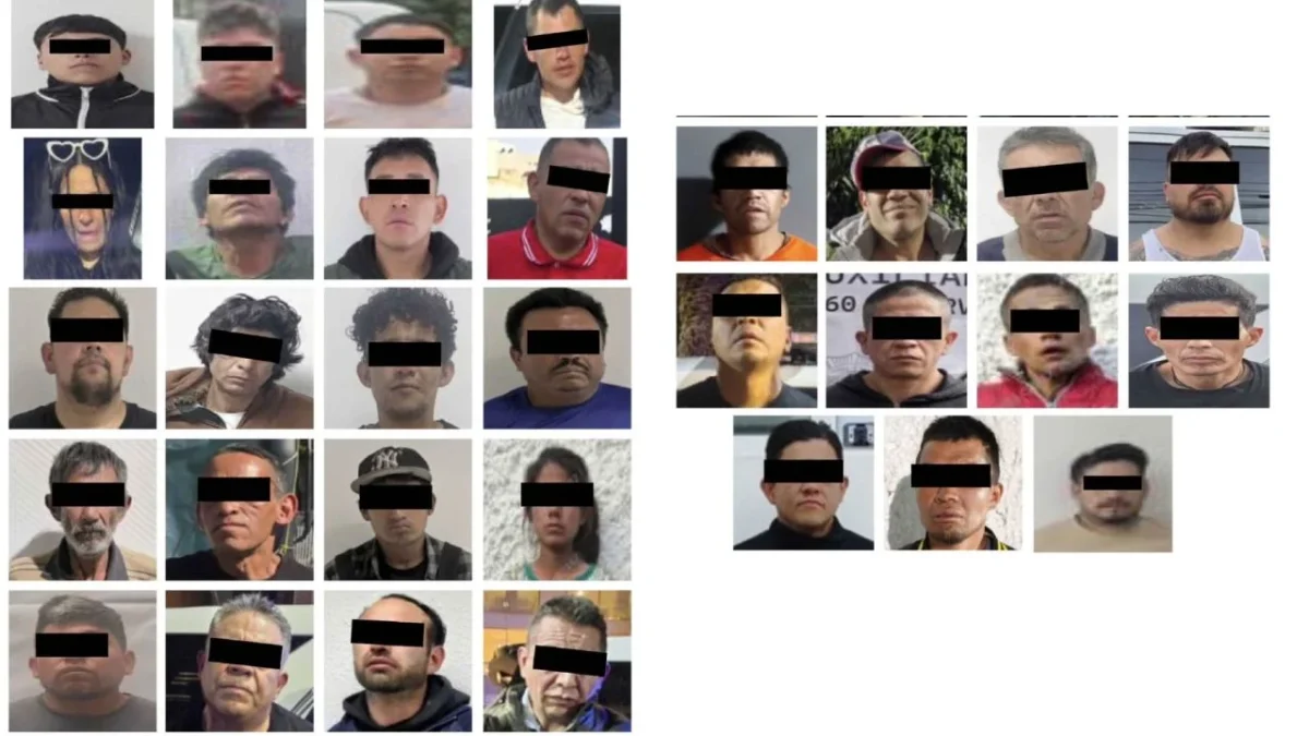 Personal de la SSC ha detenido a 31 personas relacionadas con el robo de autopartes en nueve alcaldías, recuperando faros, espejos, baterías y diversas herramientas durante operativos.
