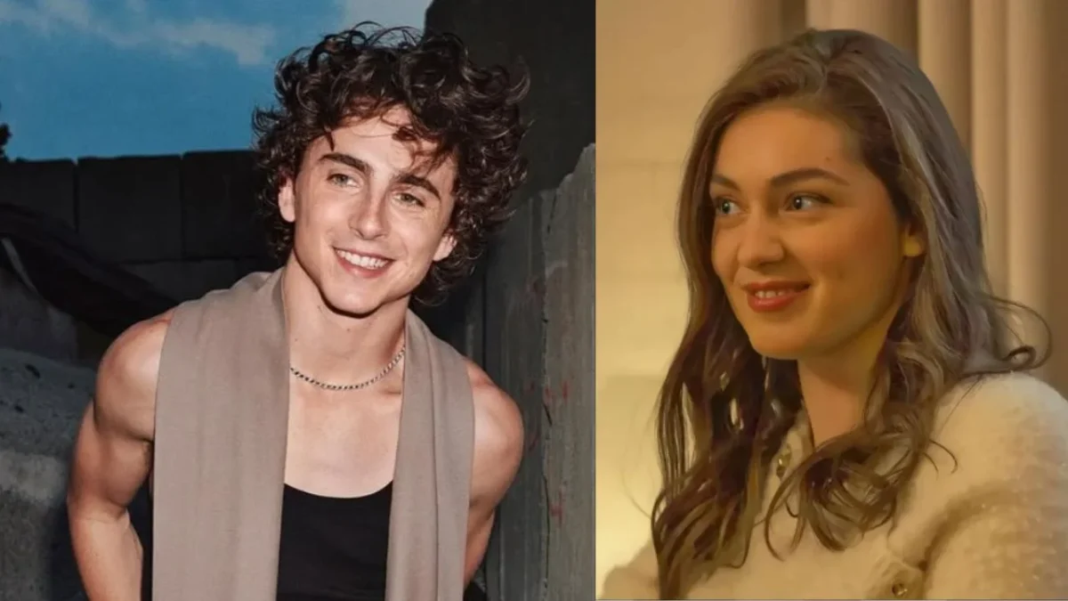 Captan a Timothée Chalamet en París con la actriz Anamaria Vartolomei