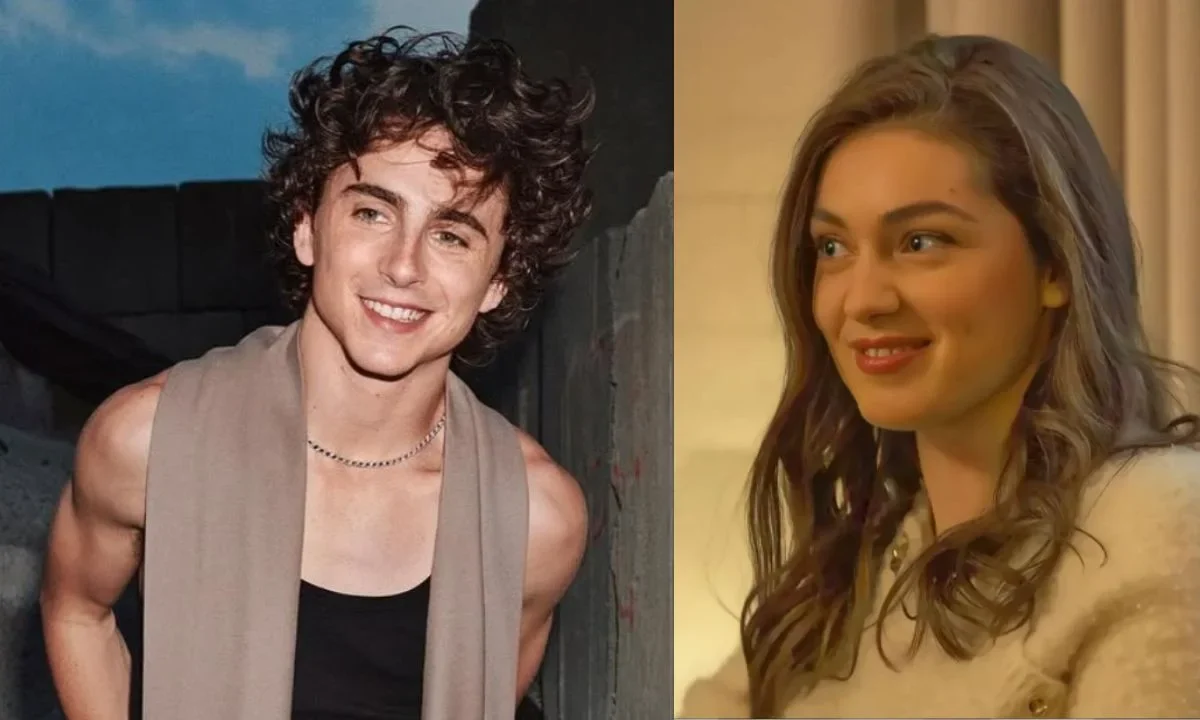 Captan a Timothée Chalamet en París con la actriz Anamaria Vartolomei