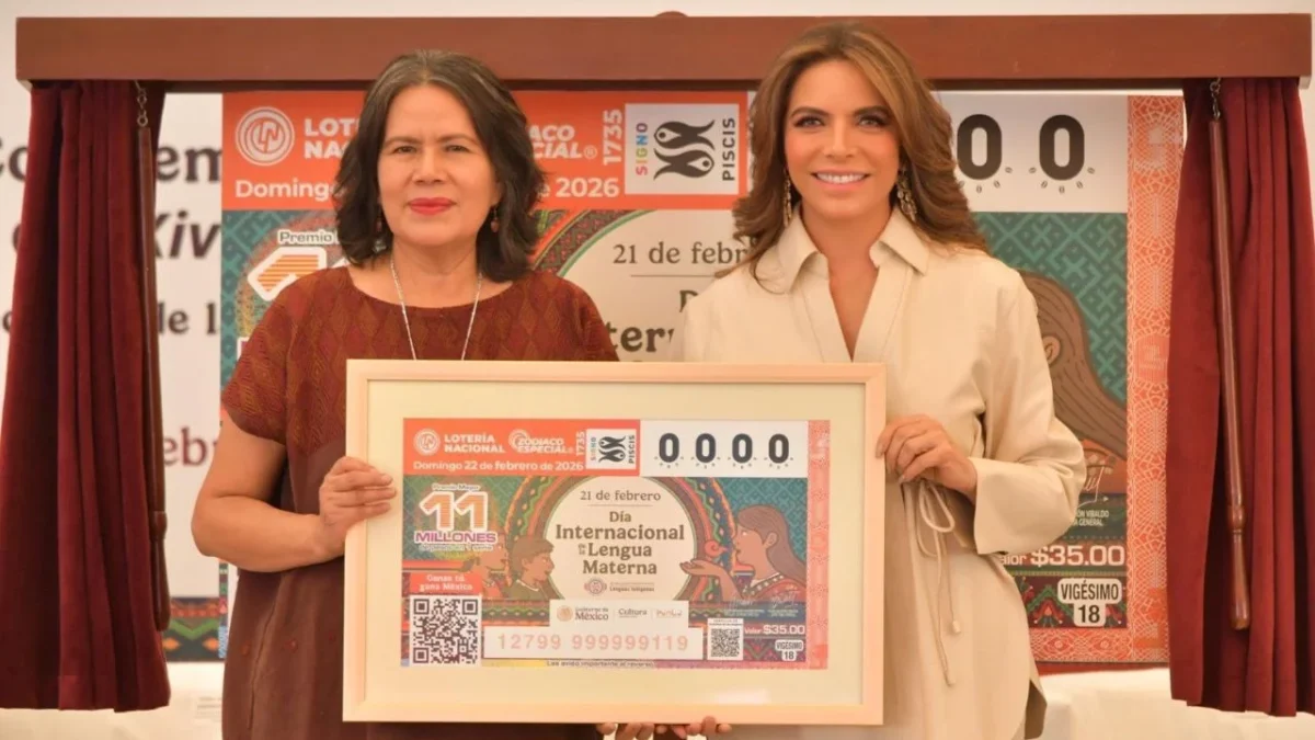 Lotenal presenta billete para conmemorar Día Internacional de la Lengua Materna