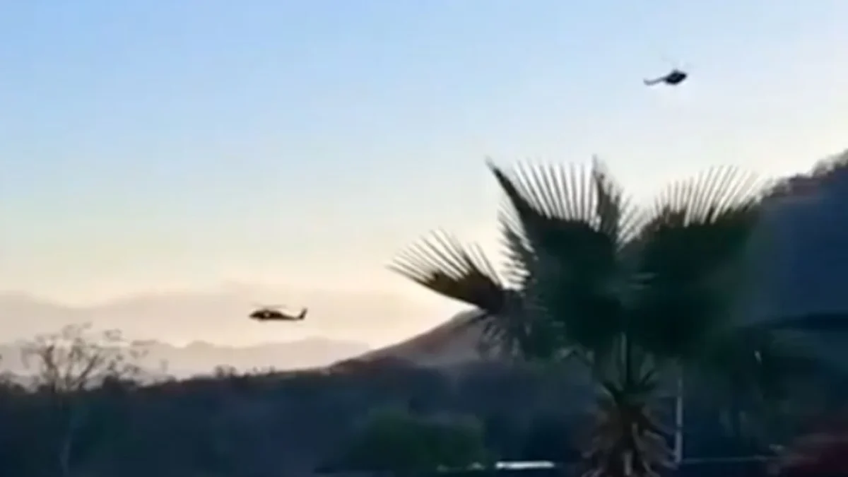 Reportan enfrentamientos en El Limoncito hasta con helicópteros artillados, en Culiacán