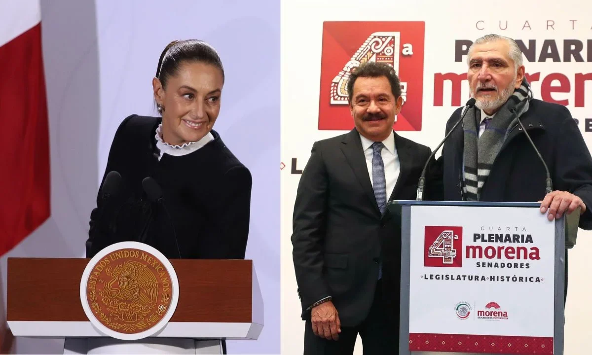 A través de Segob, informó Adán Augusto a Sheinbaum decisión de dejar la coordinación de Morena en el Senado