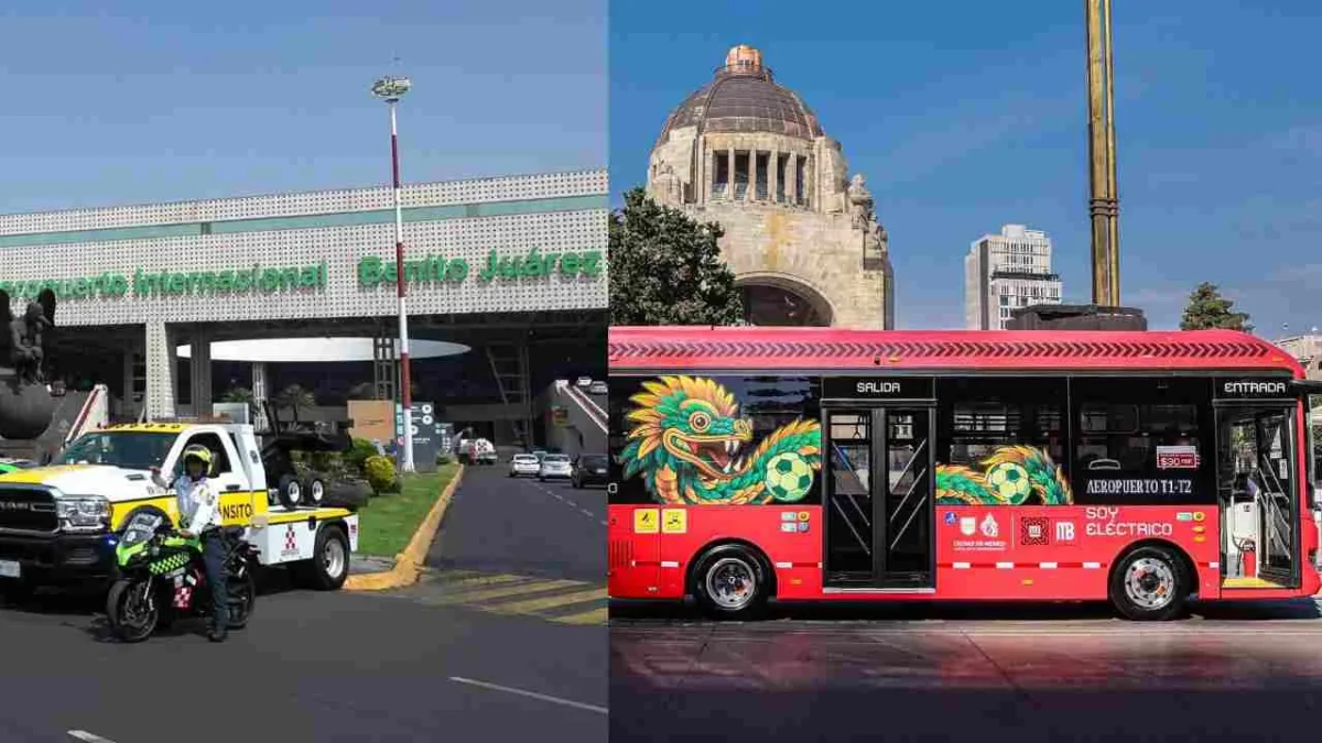 El AICM insta a personas que tengan vuelos programados a llegar por Metrobús.