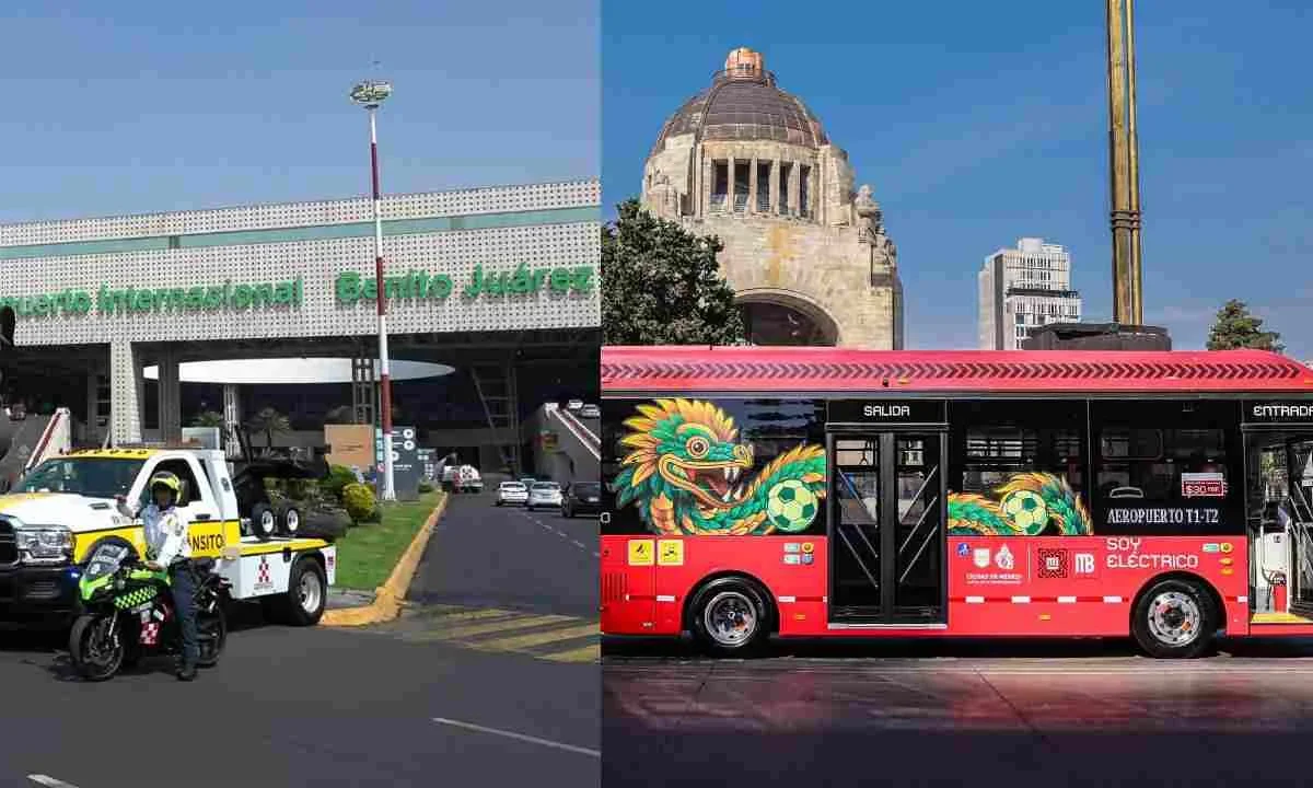 El AICM insta a personas que tengan vuelos programados a llegar por Metrobús.