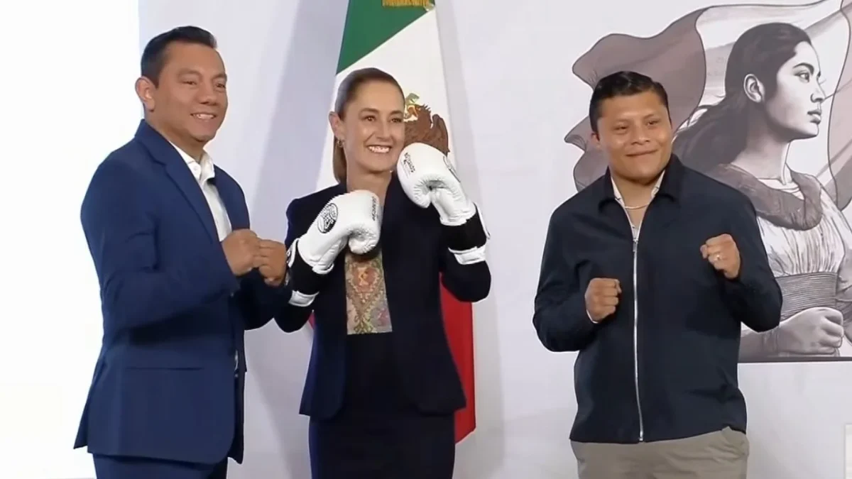 Boxeadores profesionales darán clases gratuitas a más de 100 mil niños y jóvenes, anuncia Sheinbaum