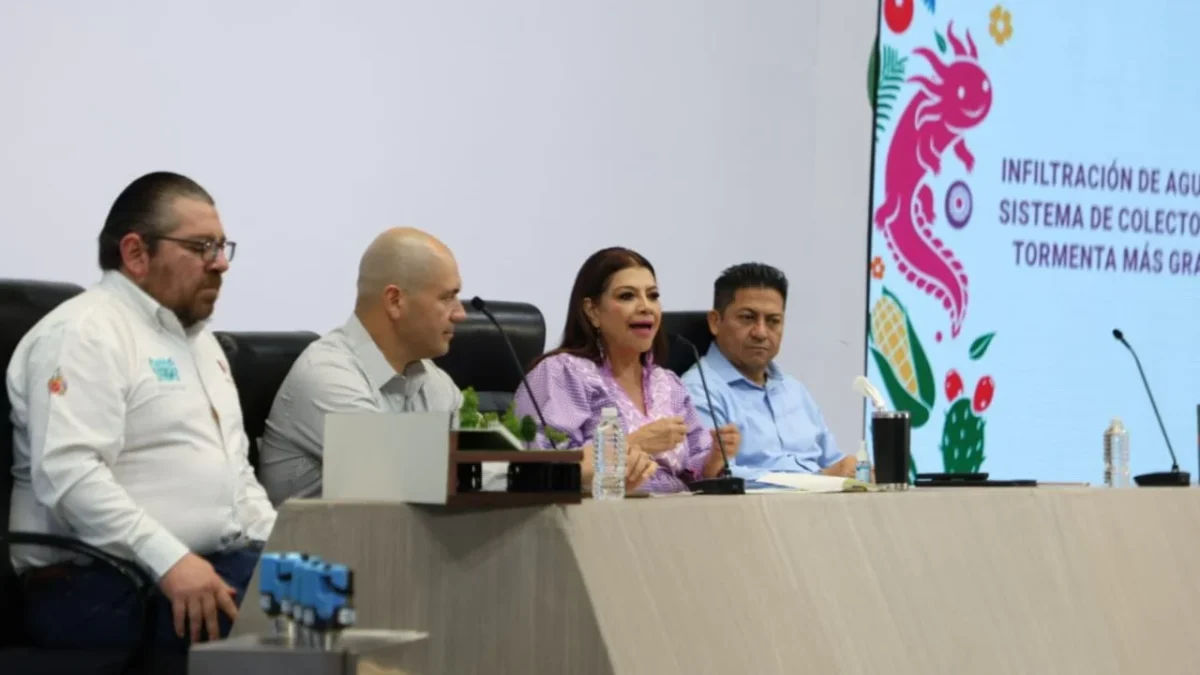 Clara Brugada detalló que en 2026 se destinarán 7 mil millones de pesos para fortalecer el sistema de drenaje y saneamiento en la Ciudad de México.