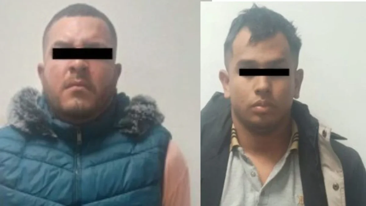 Elementos de la policía municipal de Nezahualcóyotl detuvieron a dos hombres de nacionalidad colombiana señalados por presunta extorsión a comerciantes y ciudadanos.
