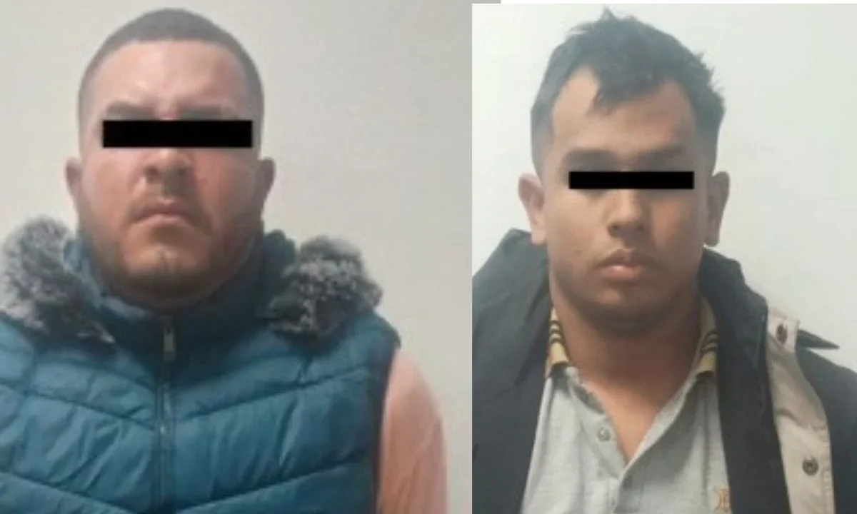 Elementos de la policía municipal de Nezahualcóyotl detuvieron a dos hombres de nacionalidad colombiana señalados por presunta extorsión a comerciantes y ciudadanos.