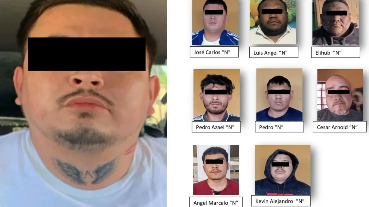 Autoridades federales informaron la captura de Antonio Guadalupe N, alias “El Lexus”, identificado como jefe de la operativa Ranger de la facción Ciclones del Cártel del Golfo, junto con otros ocho presuntos integrantes.