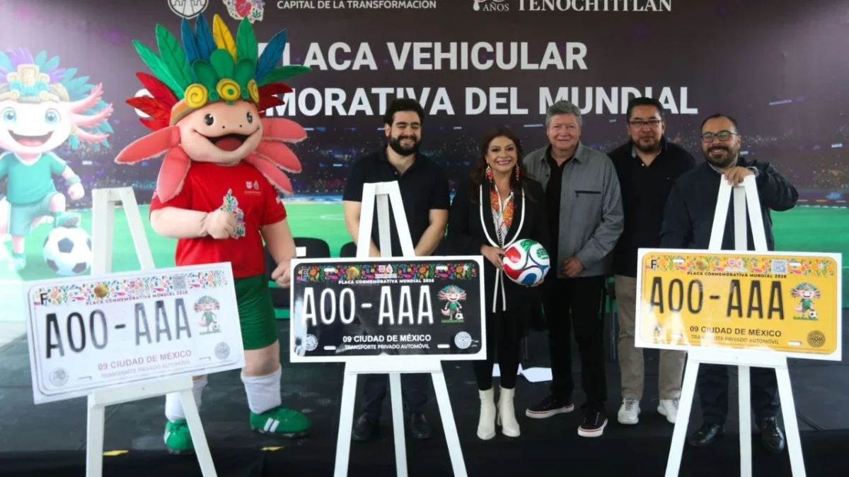 Lo recaudado con la placa conmemorativa se usará para fortalecimiento de la electromovilidad y sustitución de unidades por taxis eléctricos.