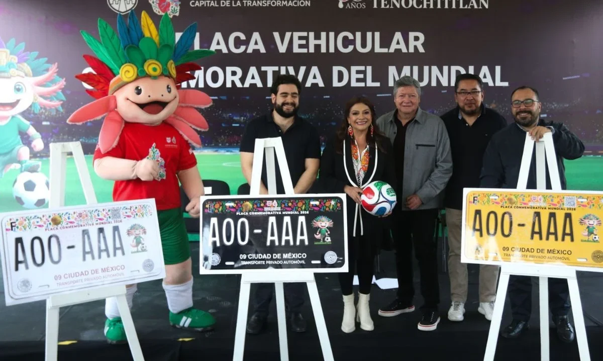 Lo recaudado con la placa conmemorativa se usará para fortalecimiento de la electromovilidad y sustitución de unidades por taxis eléctricos.