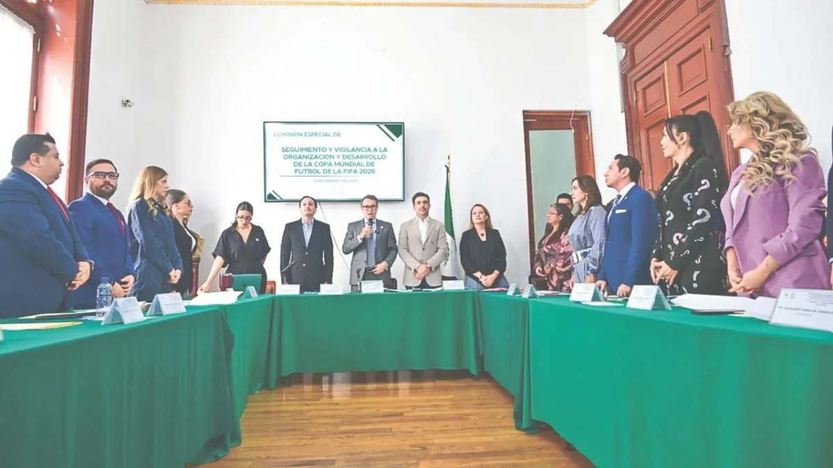 Fecha. El 13 de febrero del 2025 se instaló Comisión especial de la Copa Mundial, que daría seguimiento a los proyectos, obras y resultados.