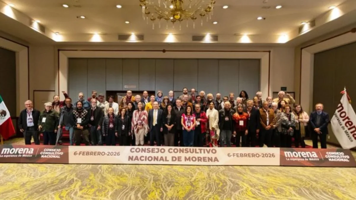 Integrantes del Consejo Consultivo Nacional de Morena durante la Segunda Sesión Ordinaria en la que se plantearon propuestas para fortalecer la estrategia del partido y su dirigencia nacional.
