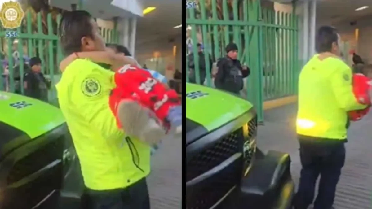 Policías de la CDMX trasladaron a dos niños al hospital tras intoxicarse con gas LP.