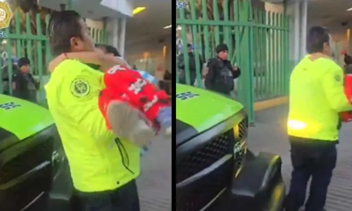 Policías de la CDMX trasladaron a dos niños al hospital tras intoxicarse con gas LP.