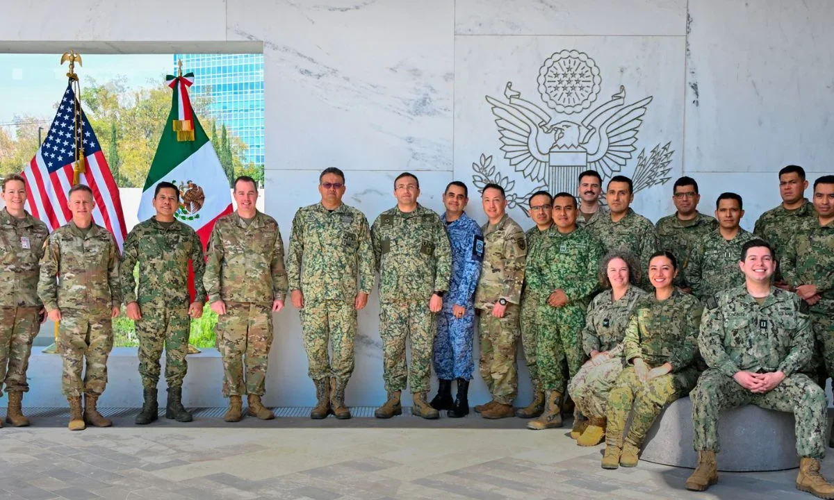 Defensa y Semar se reunieron con el Comando Norte en embajada de Estados Unidos