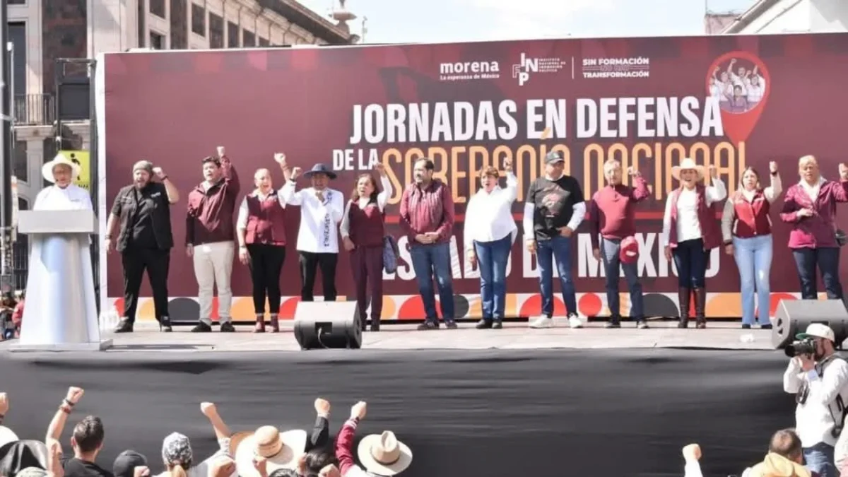Delfina Gómez, gobernadora del Edomex, indicó que su administración respalda la política de soberanía de la presidenta Sheinbaum.