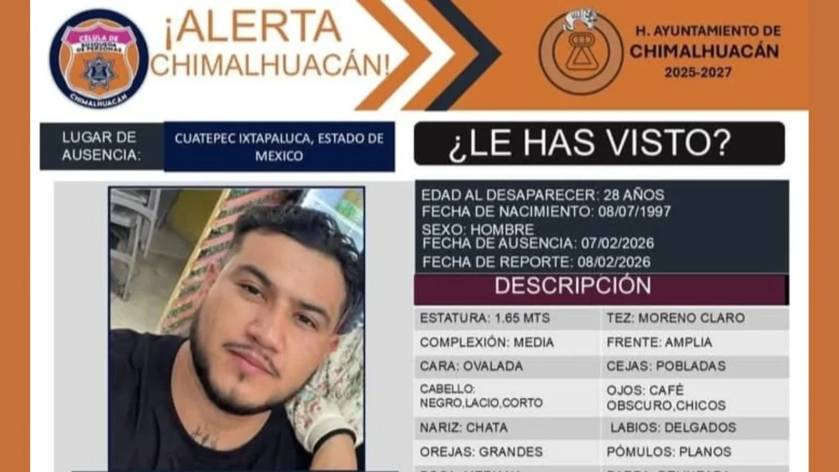 Los responsables del grupo de AA dejaron de responder las llamadas de la familia, mientras autoridades de Chimalhuacán continúan la búsqueda.