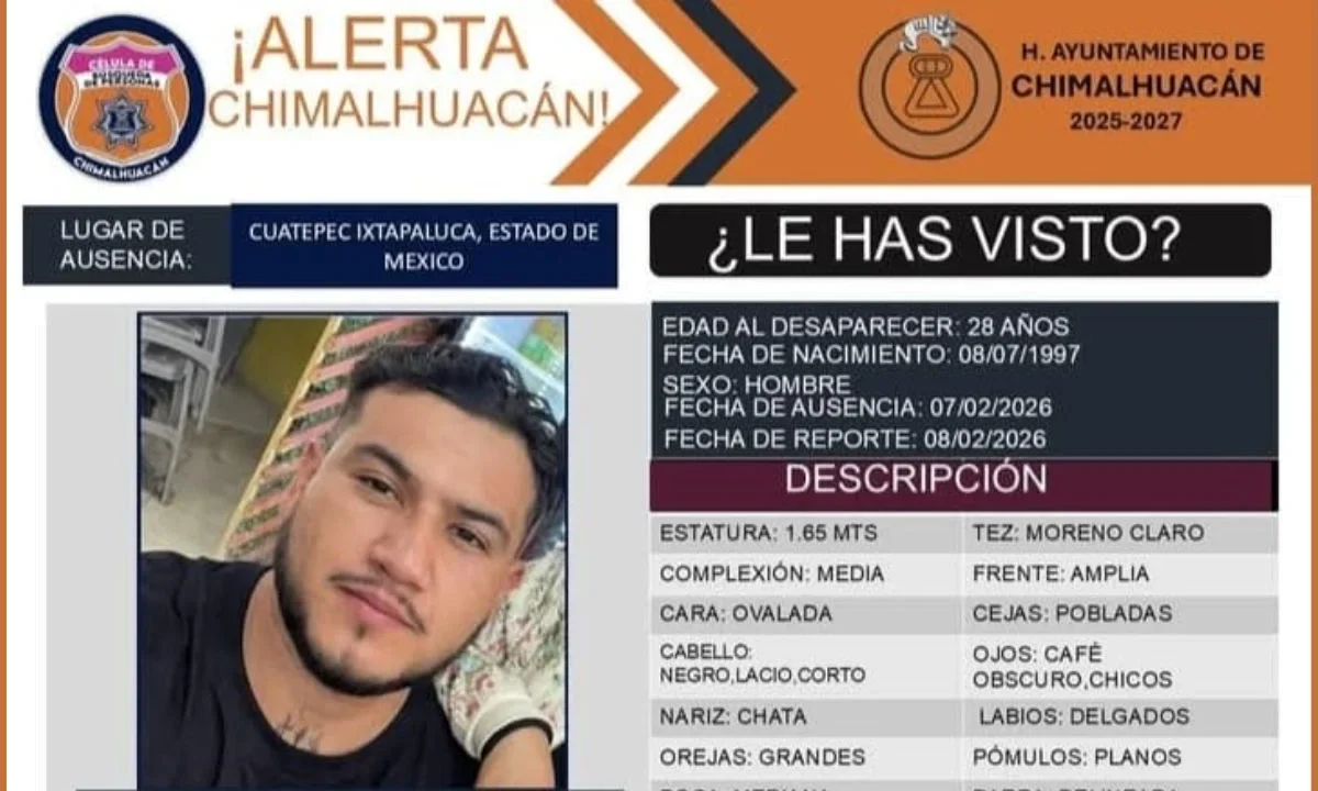 Los responsables del grupo de AA dejaron de responder las llamadas de la familia, mientras autoridades de Chimalhuacán continúan la búsqueda.