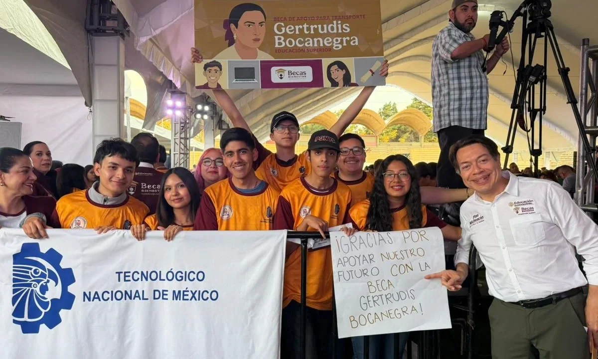 Mario Delgado, destacó que Michoacán recibirá más de 5 mil 500 millones de pesos en Becas para el Bienestar, con cobertura desde educación básica hasta nivel superior.