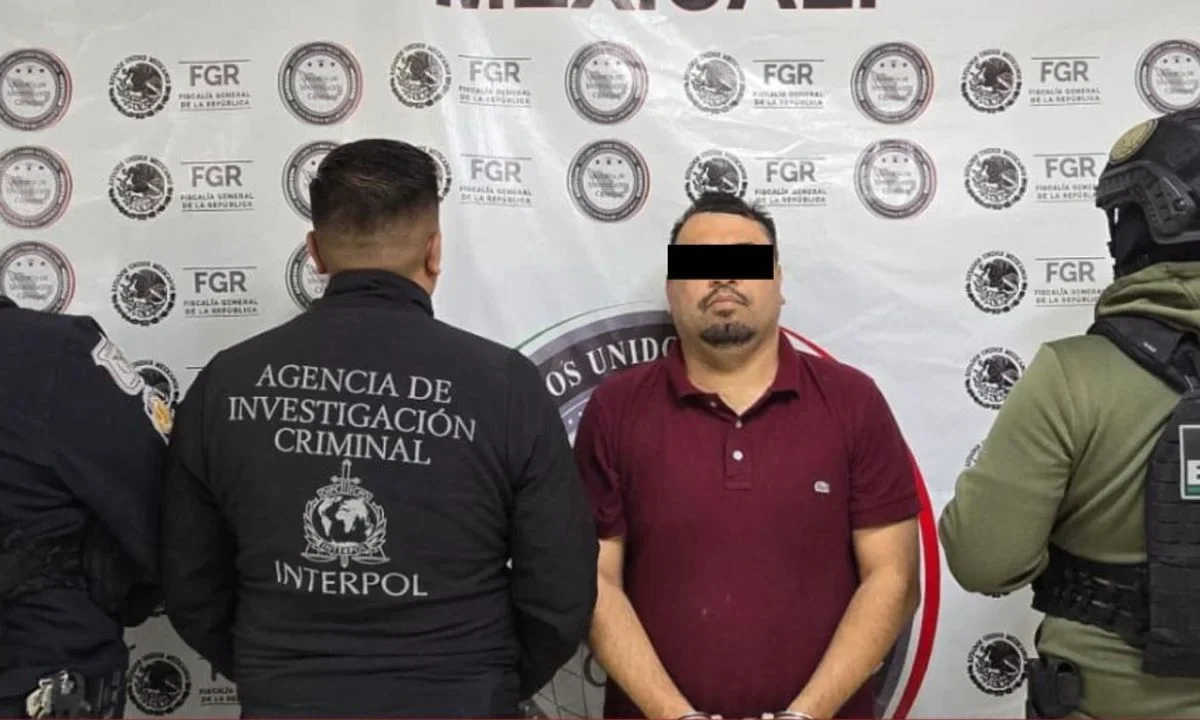 El detenido, presuntamente ligado a delincuencia organizada y lavado de dinero, era buscado por autoridades de Estados Unidos y fue capturado en Mexicali,Baja California