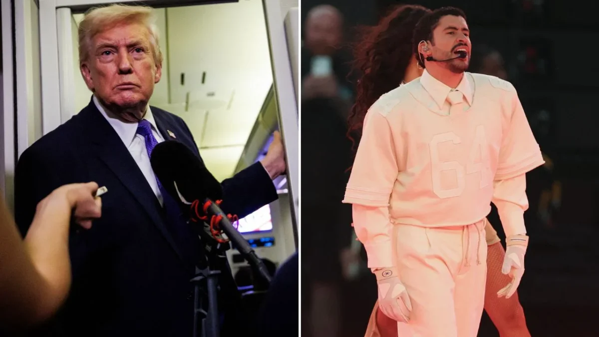 La fiesta latina del Super Bowl LX no le gustó al presidente de Estados Unidos, Donald Trump, quién criticó el espectáculo de Bad Bunny.