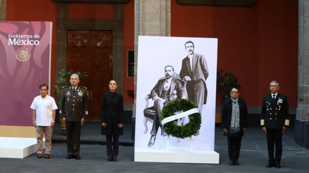 Encabeza Sheinbaum conmemoración del 113 aniversario luctuoso de Madero y Pino Suárez