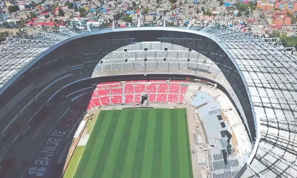 Los trabajos de remodelación en el Estadio Banorte (Estadio Azteca) continúan de cara a la reinauguración y rumbo al Mundial 2026.