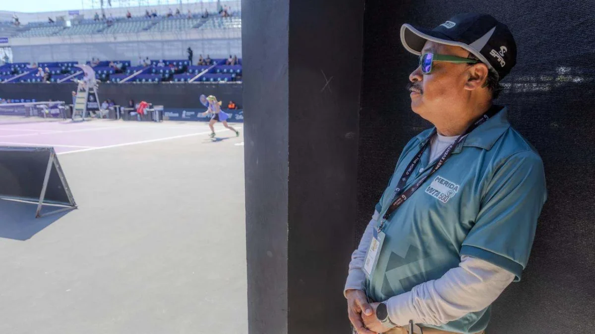 Evaristo Cruz, líder de los atajadores que se siente feliz en el Abierto de Mérida.