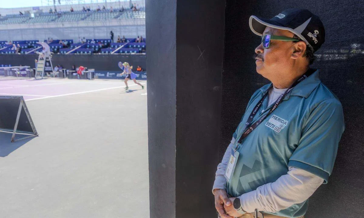 Evaristo Cruz, líder de los atajadores que se siente feliz en el Abierto de Mérida.