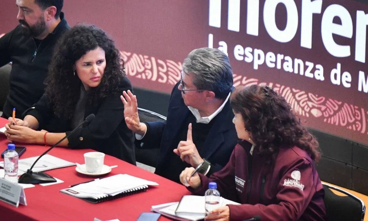 La presidenta nacional de Morena, Luisa María Alcalde, calificó como falso que el partido pretenda dejar el actual sistema de plurinominales.